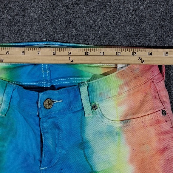 Abercrombie & Fitch Jeans  SZ 6L 28x33 Tie Dye Skinny Stretch Denim Pants Casual - Picture 2 of 9